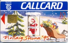 Christmas 1995 Callcard (front)