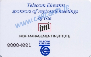 IMI Conference 1989 50u Callcard (back) IMI Conference 1989 50u Callcard (back)