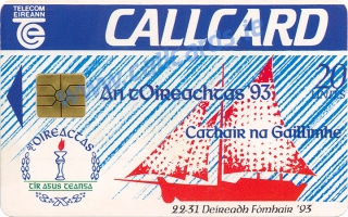 An tOireachtas 1993 Callcard (front) An tOireachtas 1993 Callcard (front)