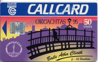An tOireachtas 1995 Callcard (front) An tOireachtas 1995 Callcard (front)