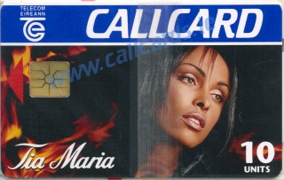 Tia Maria 1995 (B) Callcard (front) Tia Maria 1995 (B) Callcard (front)
