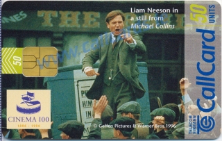 Michael Collins (Cinema 100) Callcard (front) Michael Collins (Cinema 100) Callcard (front)