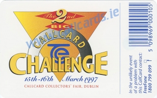 Callcard Collectors Fair 1997 - Molly Malone Callcard (back) Callcard Collectors Fair 1997 - Molly Malone Callcard (back)