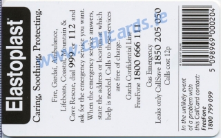 Elastoplast Callcard (back) Elastoplast Callcard (back)