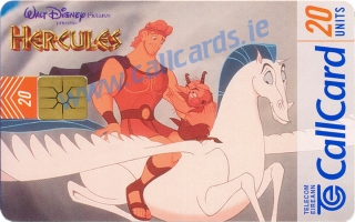 Disney's Hercules Callcard (front) Disney's Hercules Callcard (front)