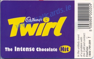 Cadburys Twirl Callcard (back) Cadburys Twirl Callcard (back)