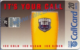 Hudson Blue Callcard (front) Hudson Blue Callcard (front)