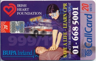 Irish Heart Foundation Callcard (front) Irish Heart Foundation Callcard (front)