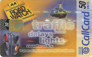 AA Roadwatch Callcard (front) AA Roadwatch Callcard (front)