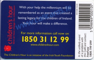 Childrens Hour Callcard (back) Childrens Hour Callcard (back)