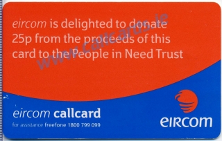 People in Need Telethon 2000 Callcard (back) People in Need Telethon 2000 Callcard (back)