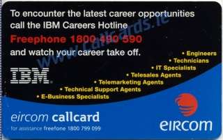 IBM Callcard (back) IBM Callcard (back)