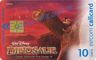 Disney's Dinosaur Callcard (front) Disney's Dinosaur Callcard (front)