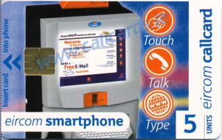Eircom Smartphone Callcard (front) Eircom Smartphone Callcard (front)