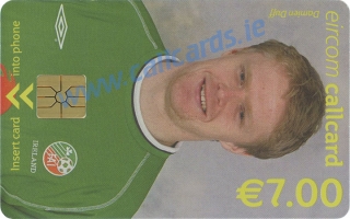 Damien Duff World Cup 2002 Callcard (front) Damien Duff World Cup 2002 Callcard (front)