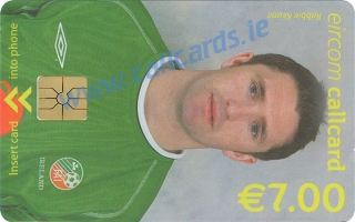 Robbie Keane World Cup 2002 Callcard (front) Robbie Keane World Cup 2002 Callcard (front)